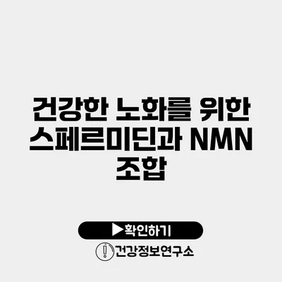 건강한 노화를 위한 스페르미딘과 NMN 조합