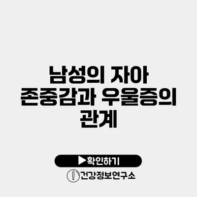 남성의 자아 존중감과 우울증의 관계