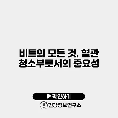 비트의 모든 것, 혈관 청소부로서의 중요성